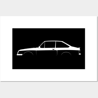 Ford Escort RS2000 Silhouette Posters and Art